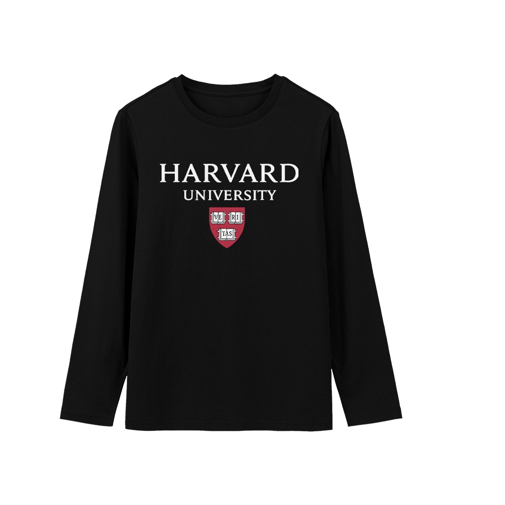 Harvard University T-Shirt – Vintage Crimson Ivy League Crest Graphic Tee