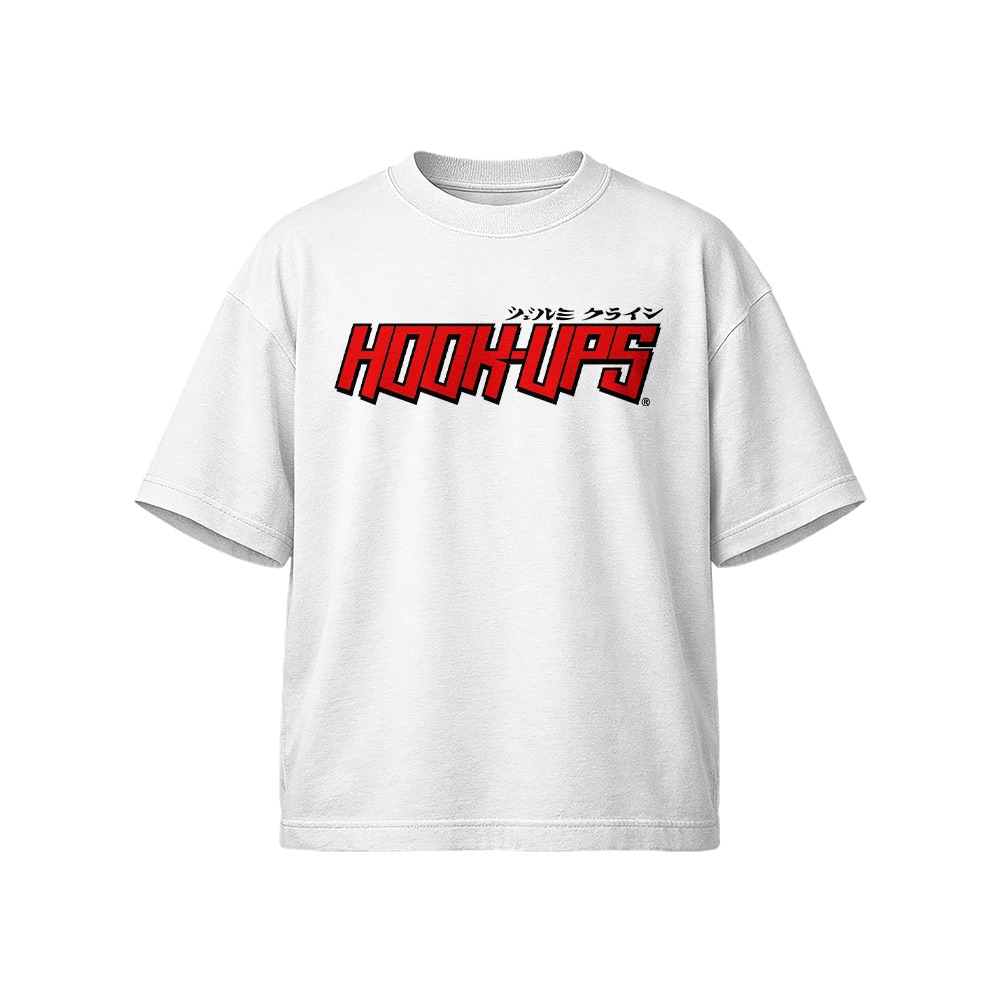Hook-Ups T-Shirt – Vintage 90s Skateboards Katakana Graphic Tee