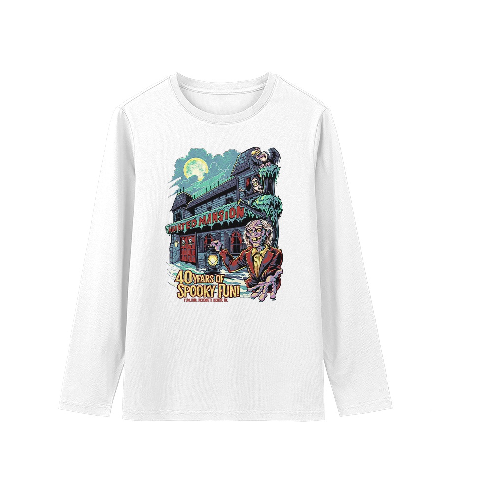 Funland Haunted Mansion T-Shirt – Vintage 40 Years of Spooky Fun Graphic Tee