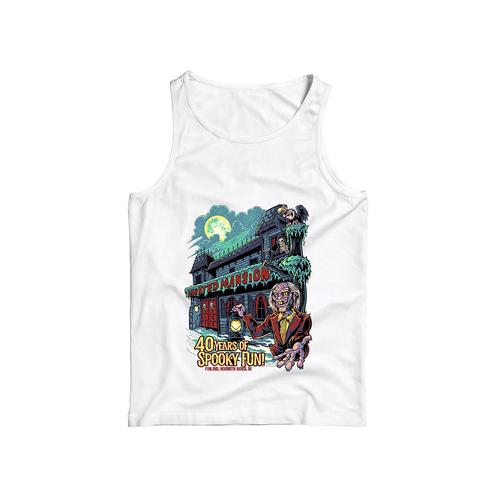 Funland Haunted Mansion T-Shirt – Vintage 40 Years of Spooky Fun Graphic Tee