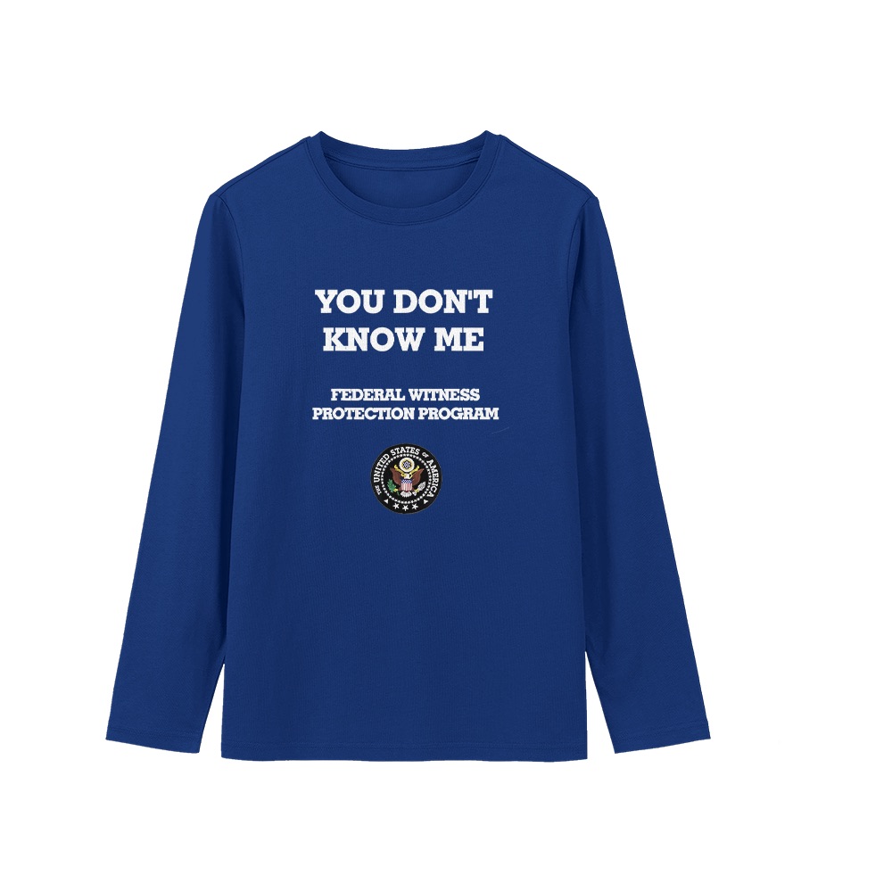 You Don't Know Me T-Shirt – Vintage Federal Witness Protection Program Graphic Tee