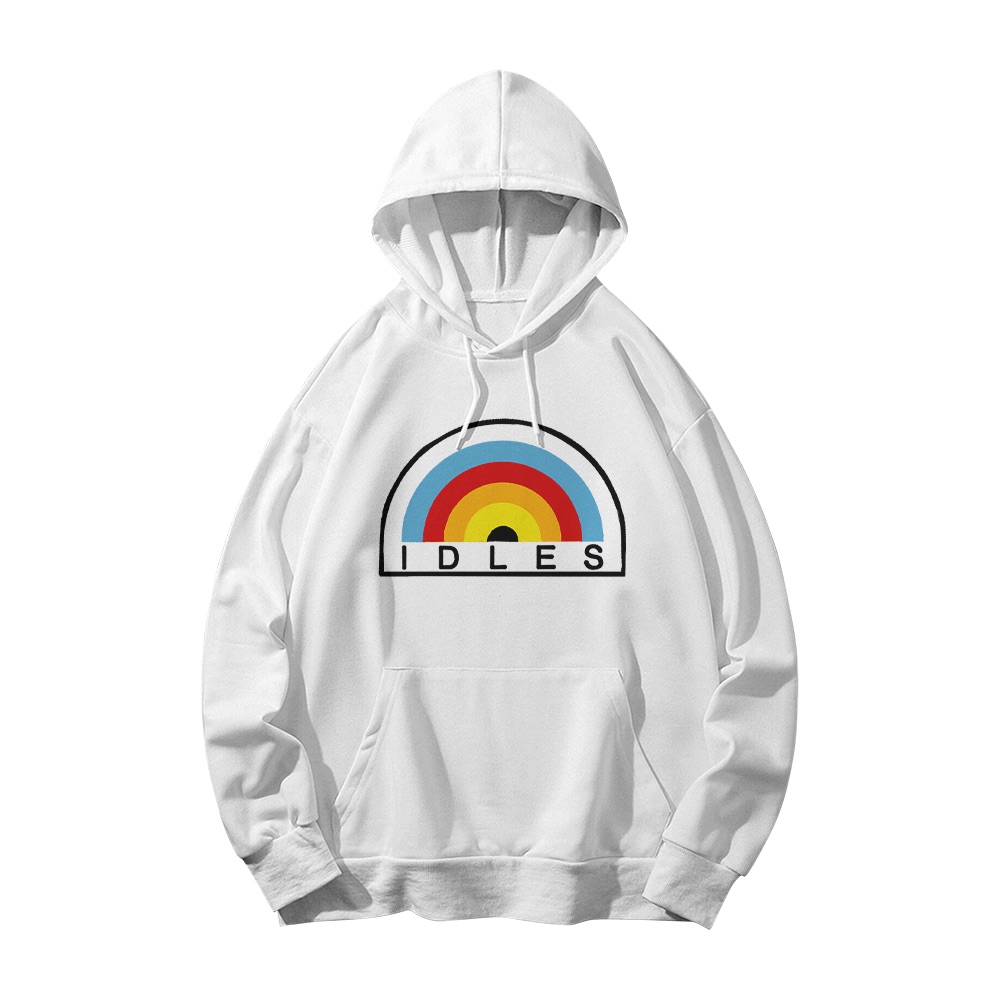 IDLES T-Shirt – Vintage Rainbow British Post-Punk Graphic Tee