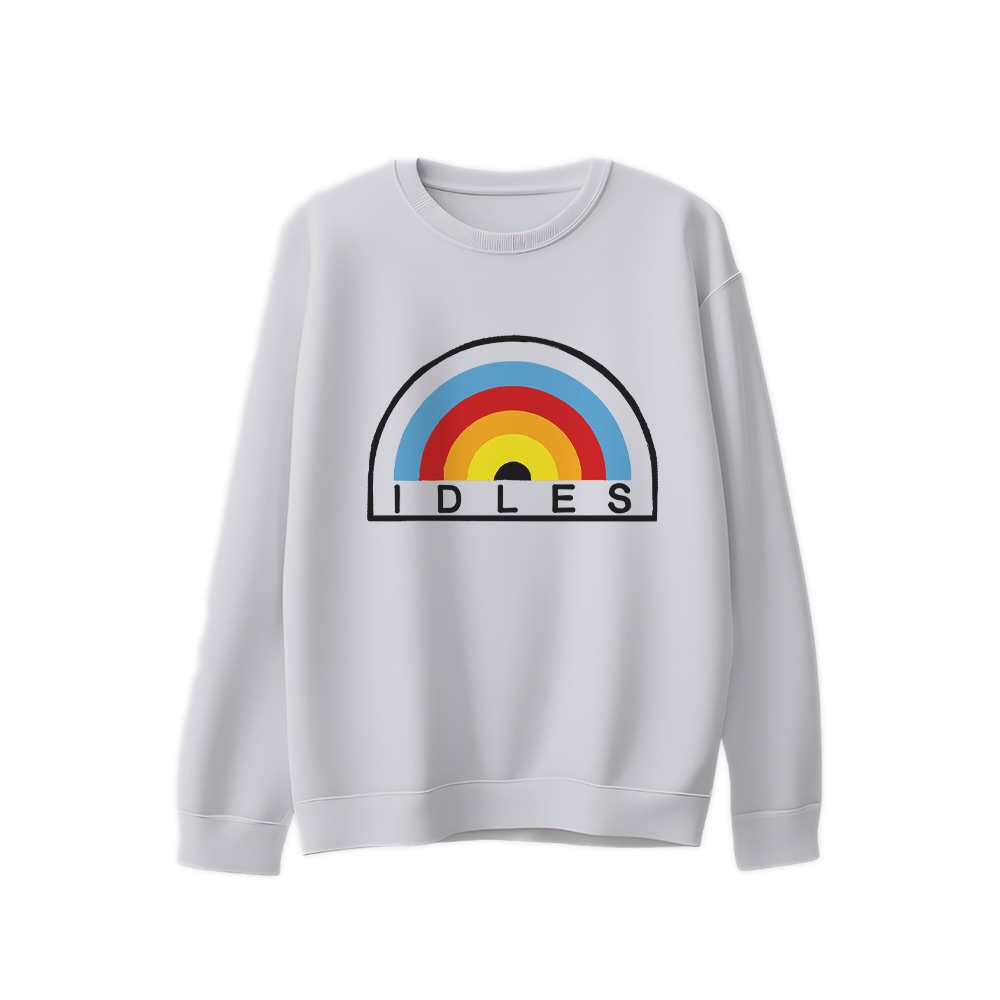IDLES T-Shirt – Vintage Rainbow British Post-Punk Graphic Tee
