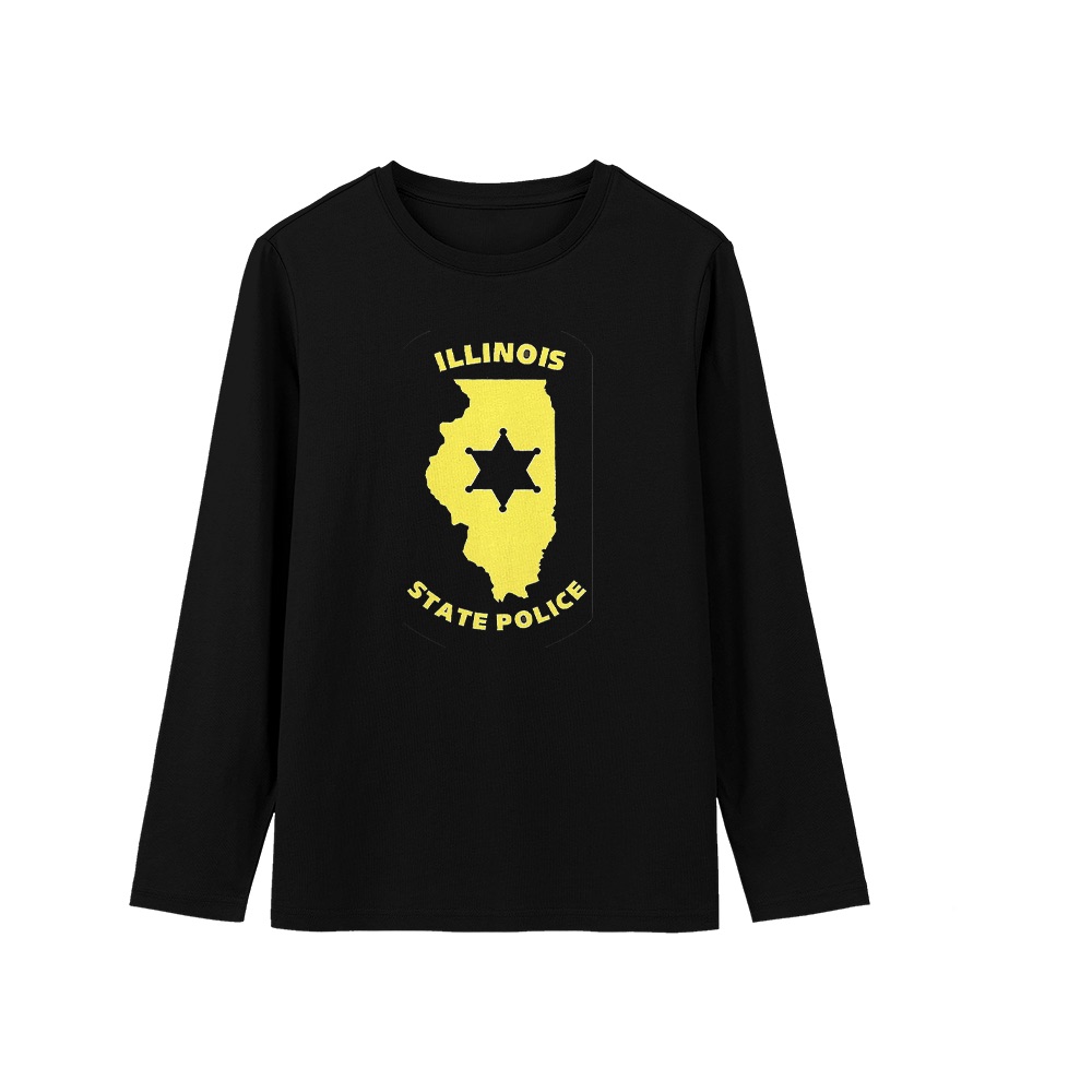 Illinois State Police T-Shirt – Vintage Law Enforcement Insignia Graphic Tee