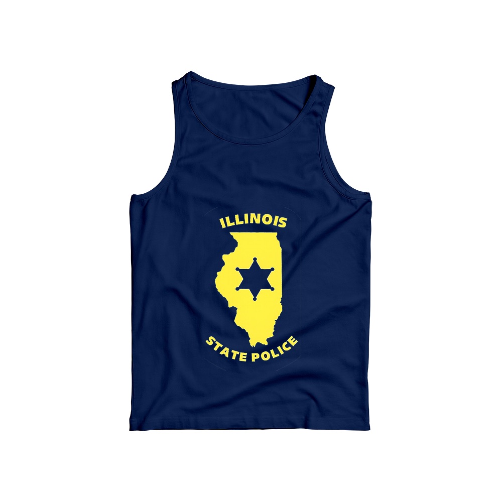 Illinois State Police T-Shirt – Vintage Law Enforcement Insignia Graphic Tee