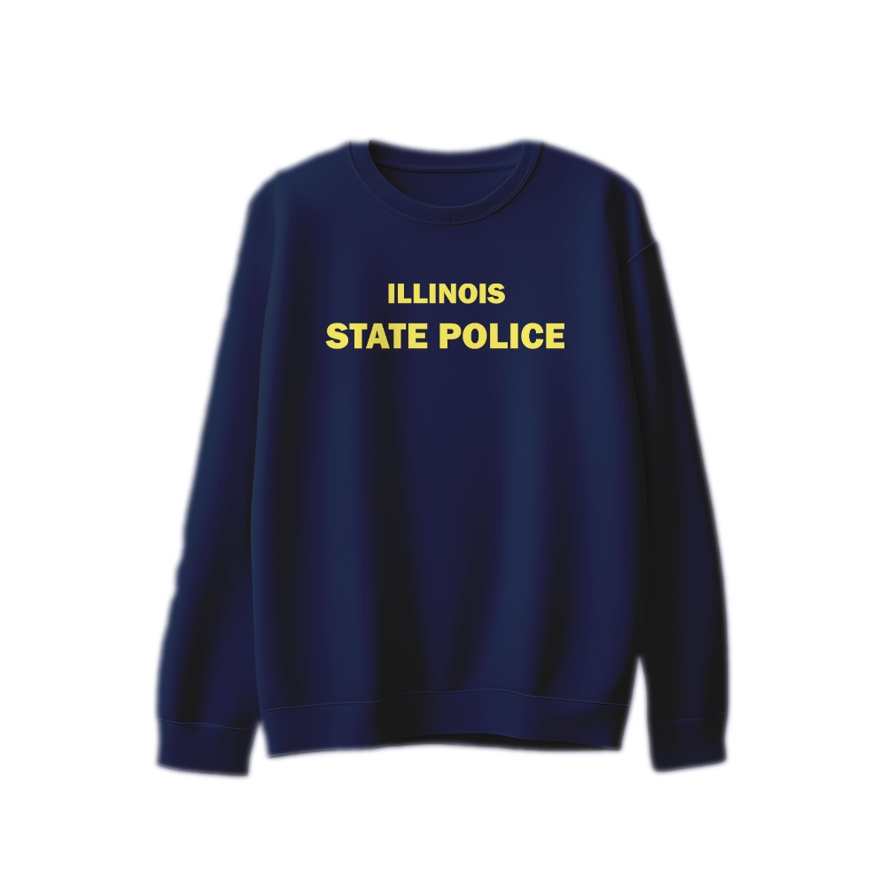 Illinois State Police T-Shirt – Vintage Law Enforcement Insignia Graphic Tee