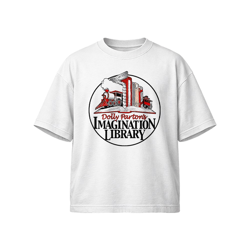 Imagination Library T-Shirt – Vintage Dolly Parton Book Lover Graphic Tee