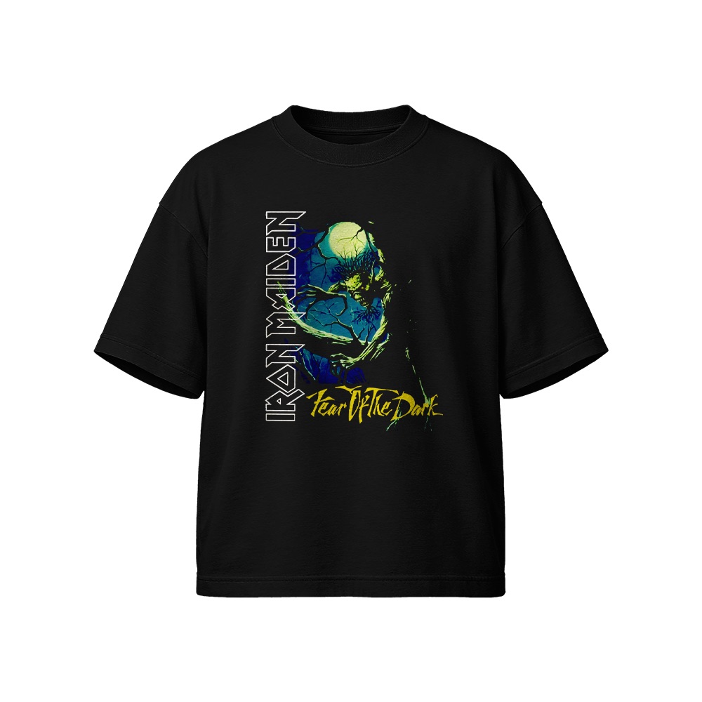 Iron Maiden T-Shirt – Vintage 90s Fear Of The Dark Heavy Metal Graphic Tee