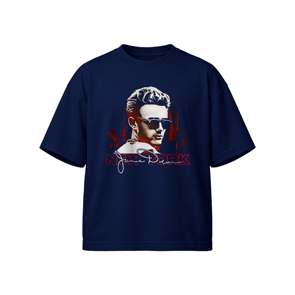 James Dean T-Shirt – Vintage Hollywood Rebel New York Graphic Tee