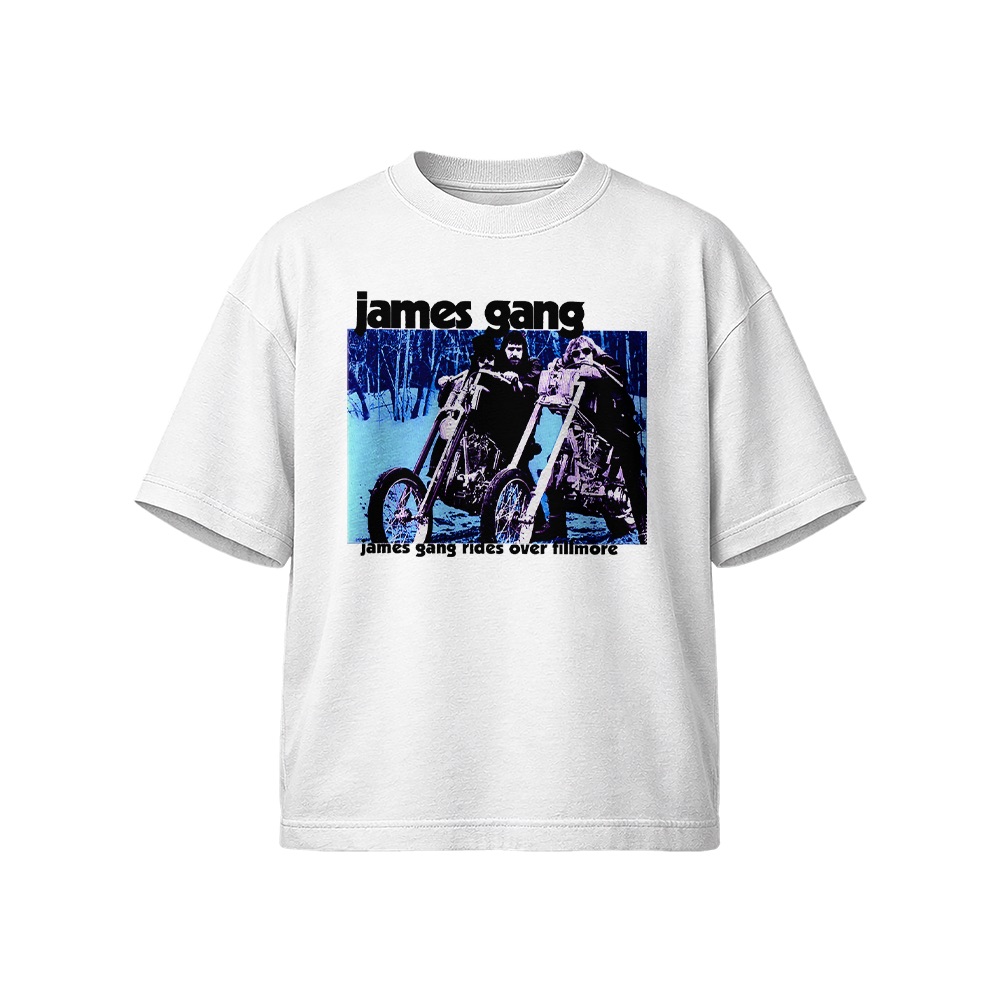 James Gang T-Shirt – Vintage 70s Classic Rock Biker Band Graphic Tee