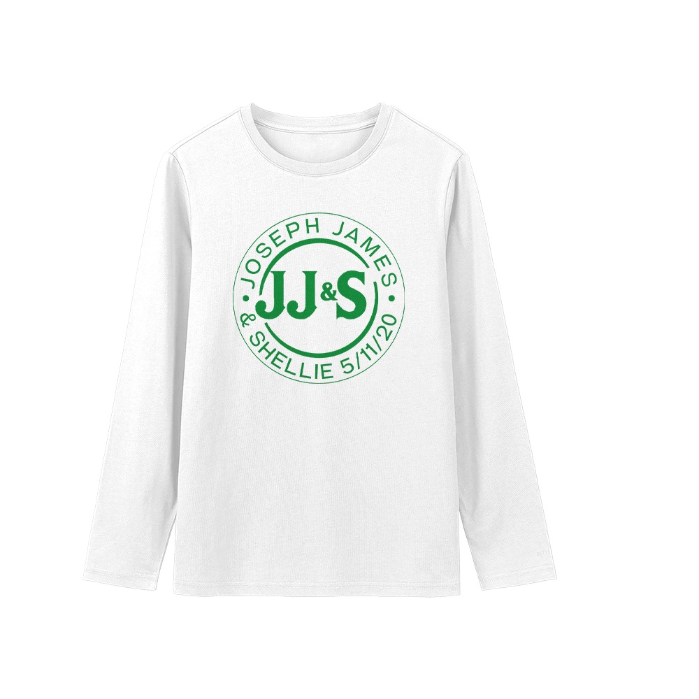 Joseph James & Shellie T-Shirt – Vintage Anniversary Monogram Graphic Tee