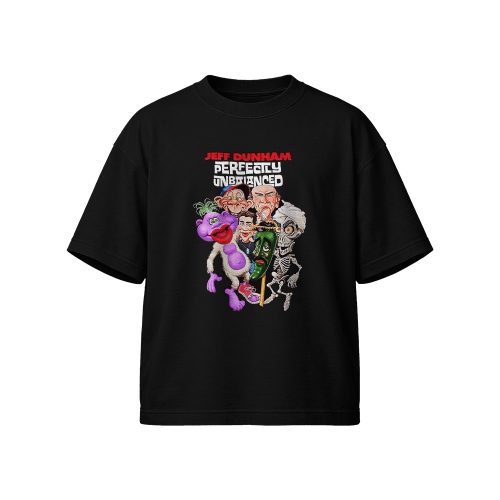 Jeff Dunham T-Shirt – Vintage Perfectly Unbalanced Comedy Puppets Graphic Tee