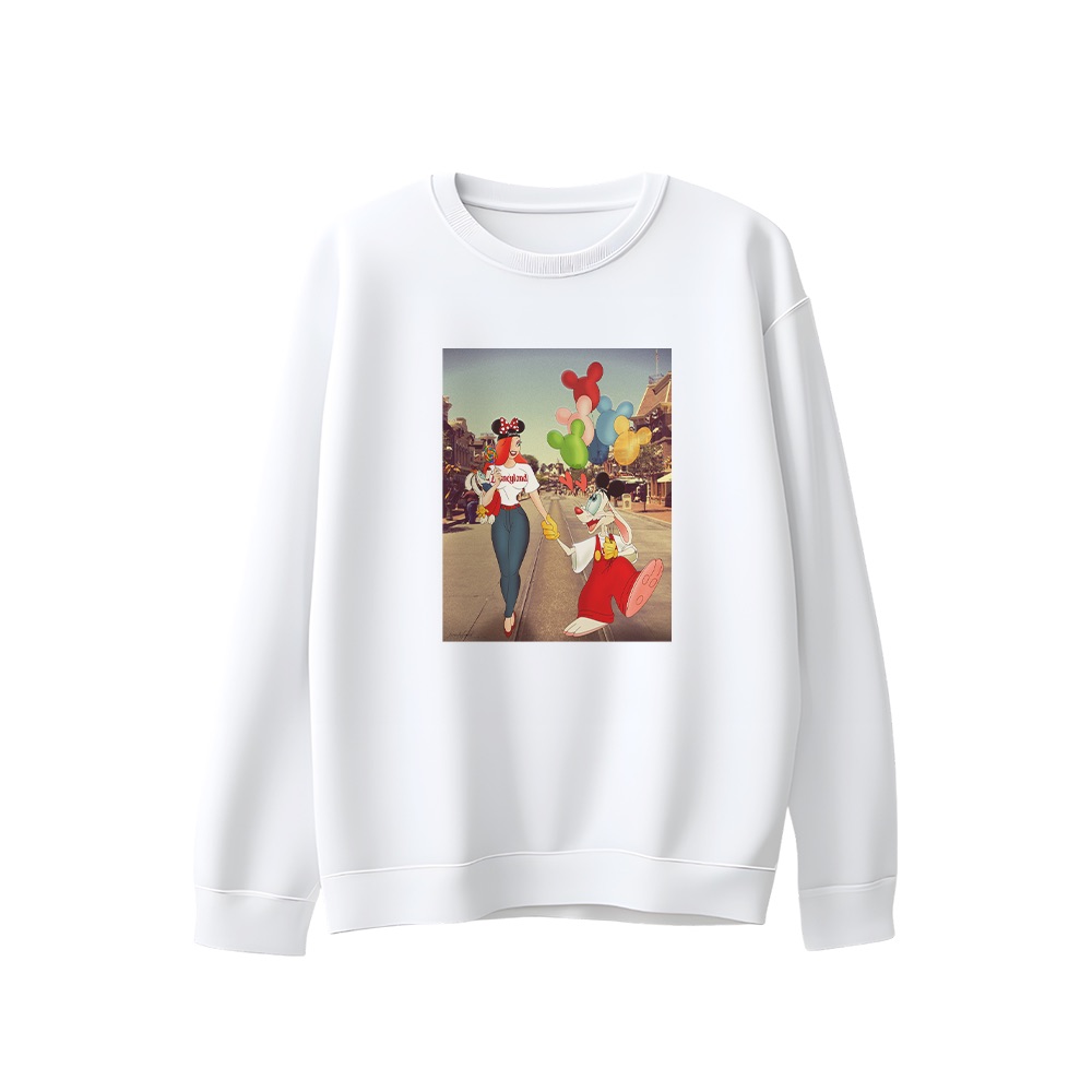 Jessica & Roger Rabbit T-Shirt – Vintage 90s Disneyland Toon Graphic Tee