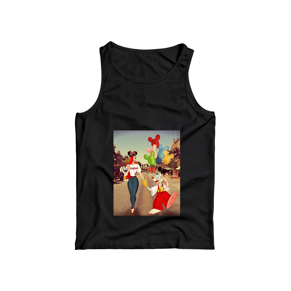 Jessica & Roger Rabbit T-Shirt – Vintage 90s Disneyland Toon Graphic Tee