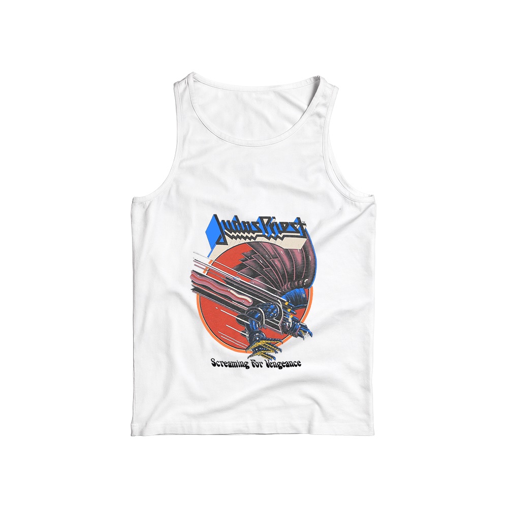 Judas Priest T-Shirt – Vintage Screaming for Vengeance Heavy Metal Album Graphic Tee