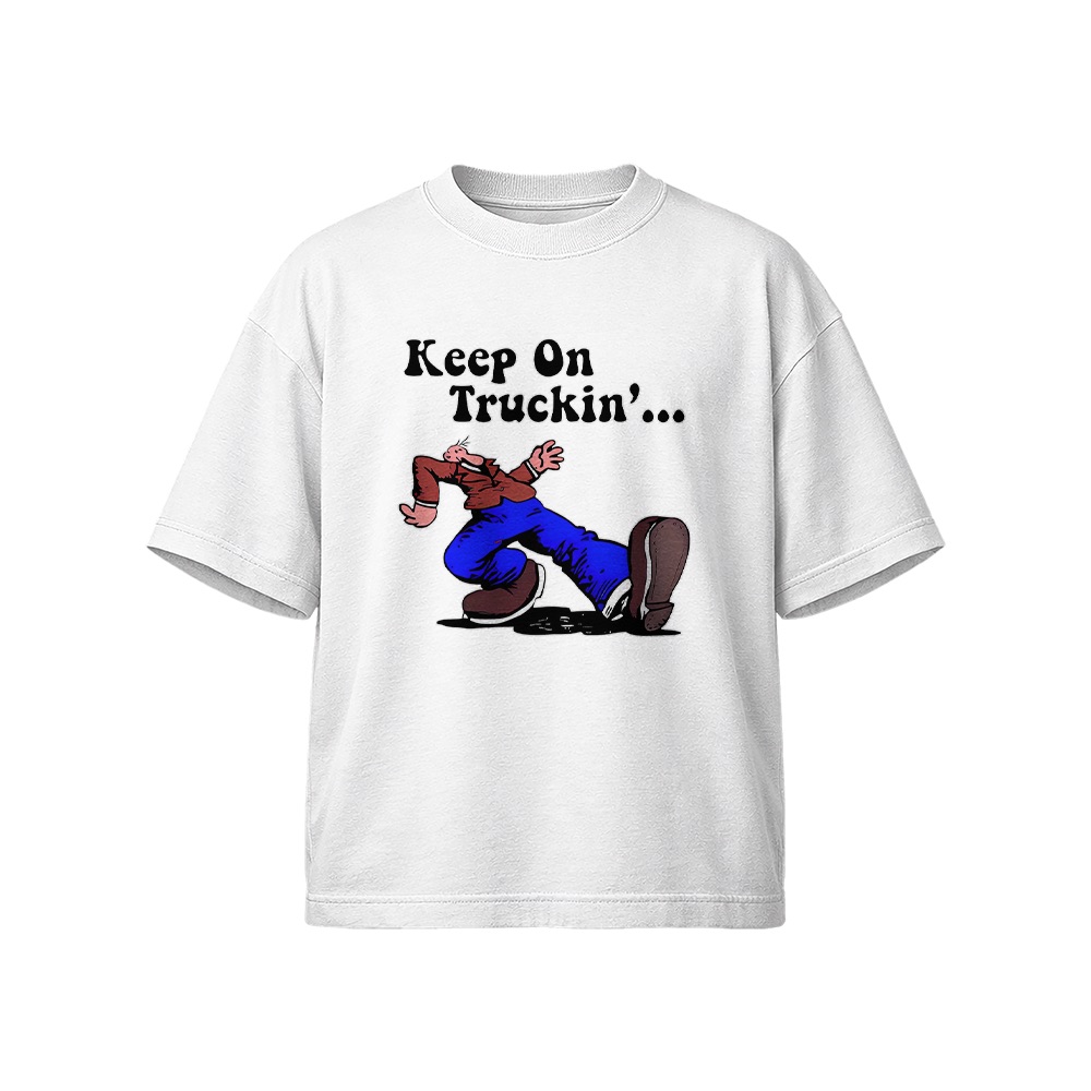 Keep On Truckin' T-Shirt – Vintage 70s Robert Crumb Underground Comix Graphic Tee