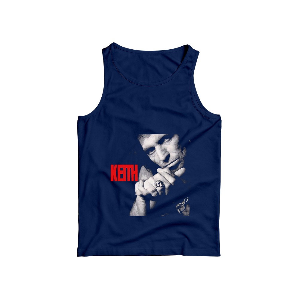 Keith Richards T-Shirt – Vintage Classic Rock Solo Artist Portrait Graphic Tee