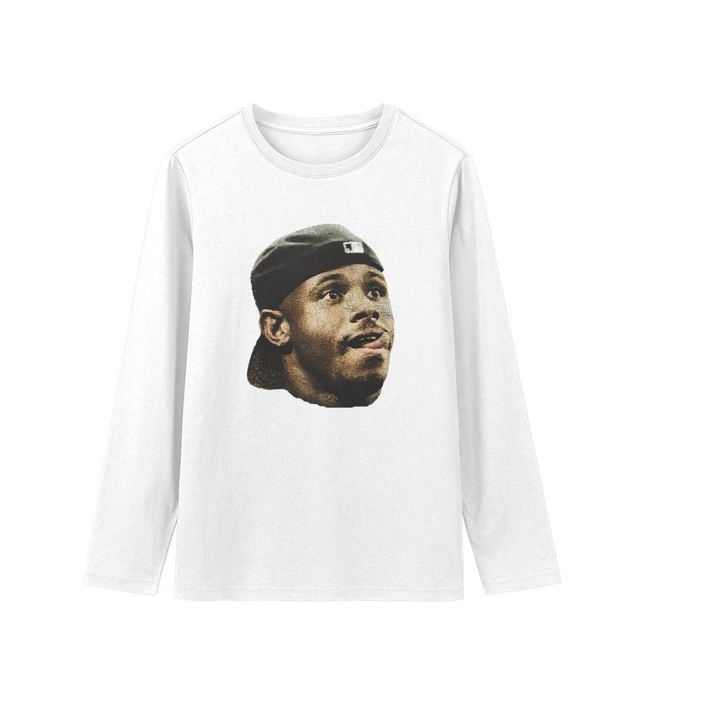 Ken Griffey Jr. T-Shirt – Vintage Baseball Legend Portrait Graphic Tee