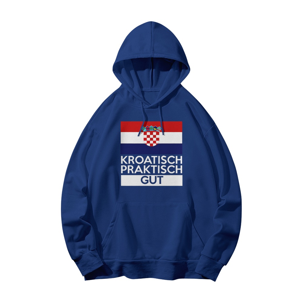 Croatia T-Shirt – Vintage Kroatisch Praktisch Gut Flag Parody Graphic Tee