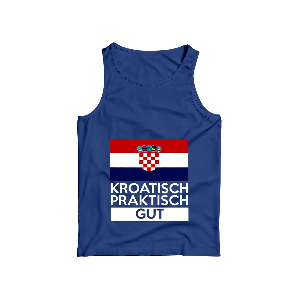 Croatia T-Shirt – Vintage Kroatisch Praktisch Gut Flag Parody Graphic Tee