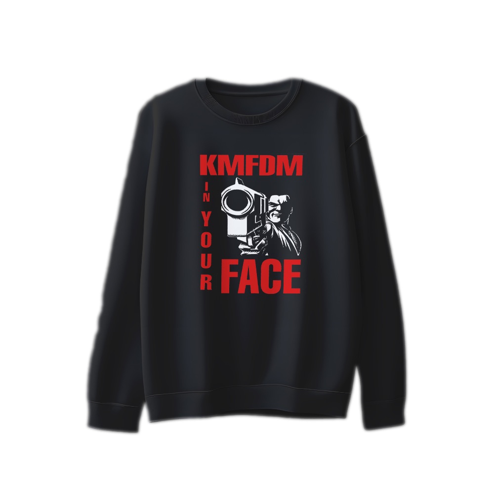 KMFDM T-Shirt – Vintage In Your Face Industrial Rock Graphic Tee