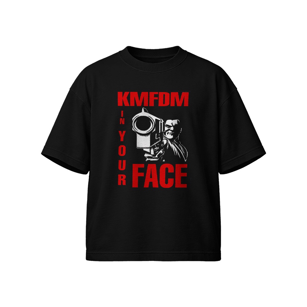 KMFDM T-Shirt – Vintage In Your Face Industrial Rock Graphic Tee