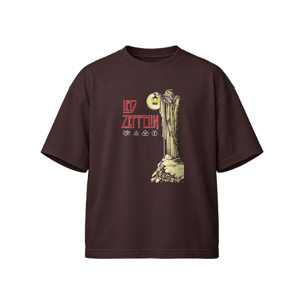 Led Zeppelin T-Shirt – Vintage The Hermit Zoso IV Album Rock Graphic Tee