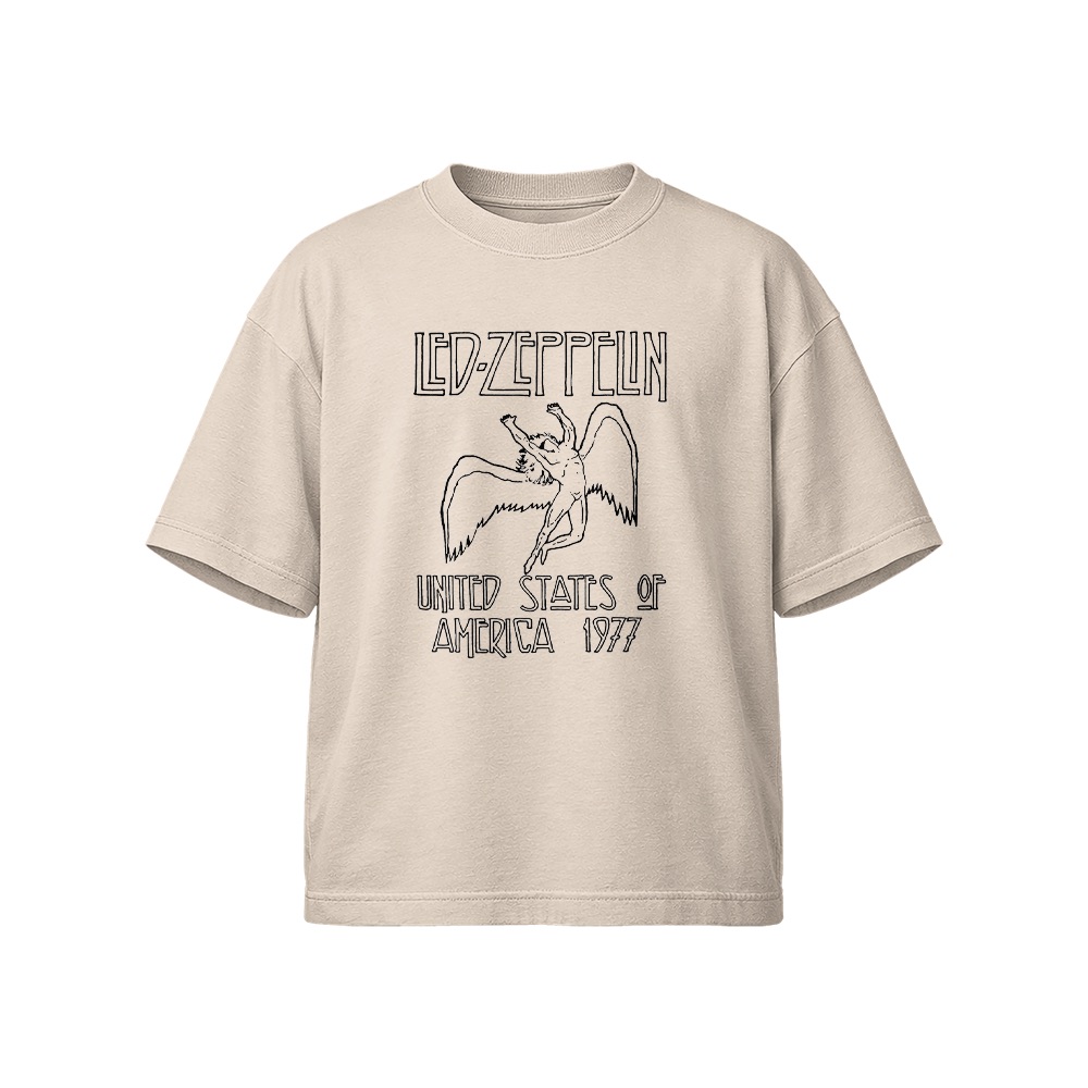 Led Zeppelin T-Shirt – Vintage United States of America 1977 Concert Graphic Tee