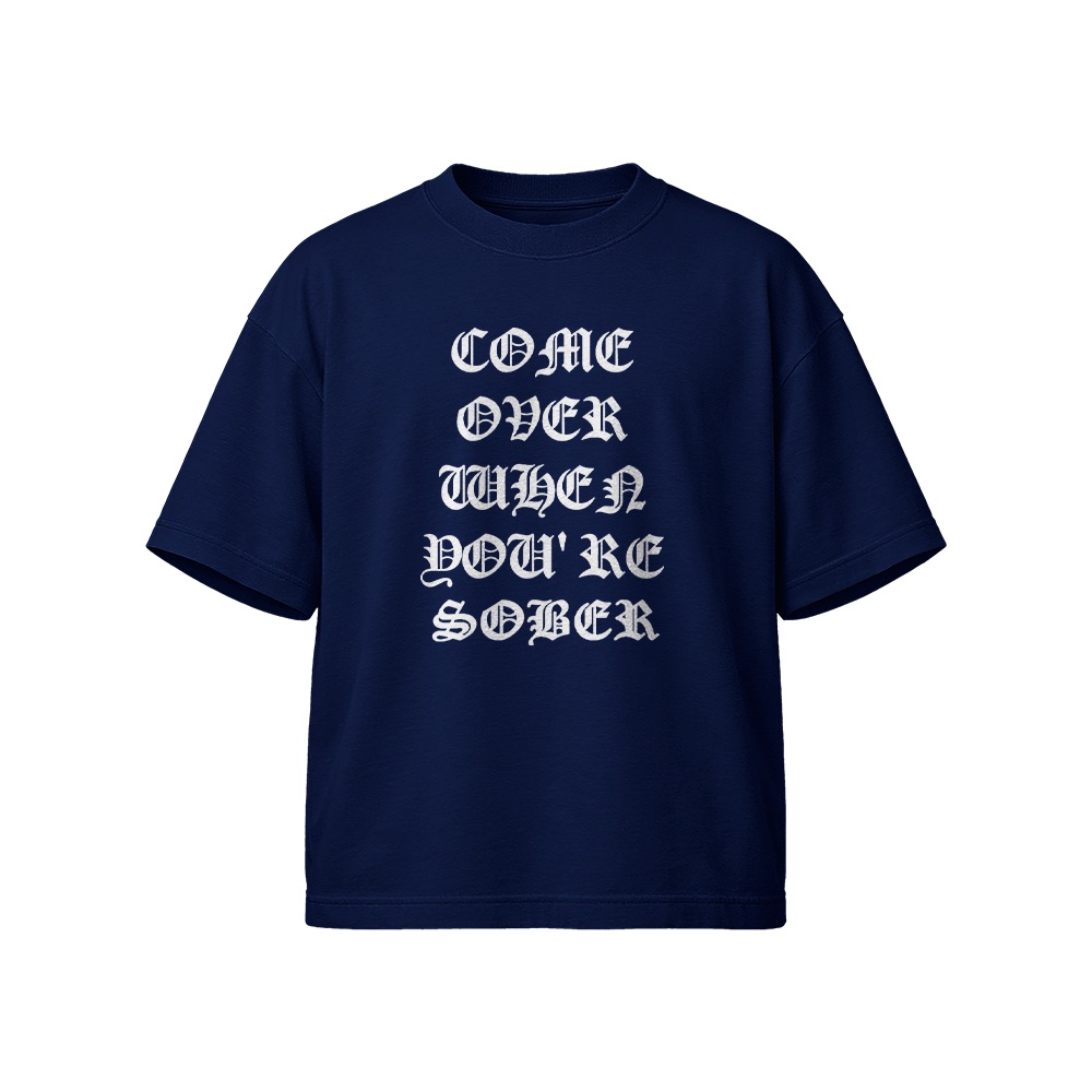 Lil Peep T-Shirt – Vintage Come Over When You're Sober Emo Rap Graphic Tee