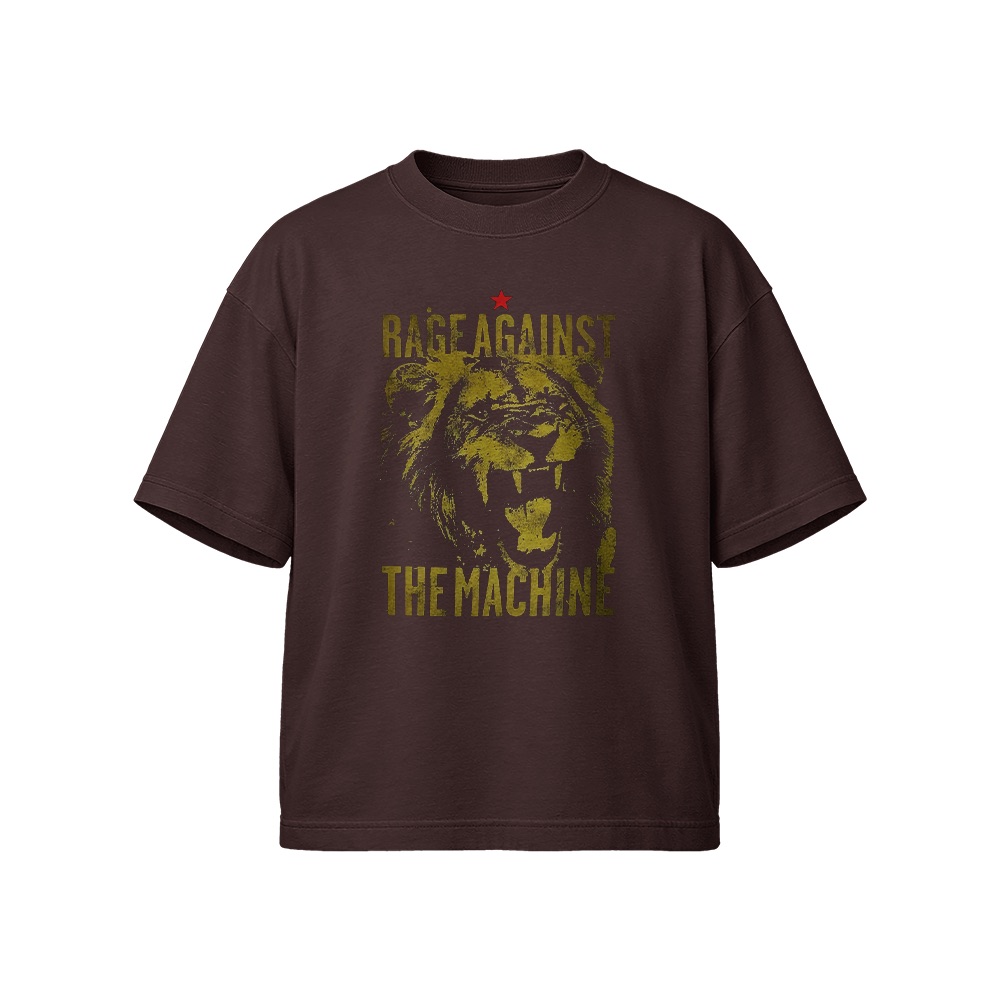 Rage Against The Machine T-Shirt – Vintage Roaring Lion Alternative Rock Graphic Tee