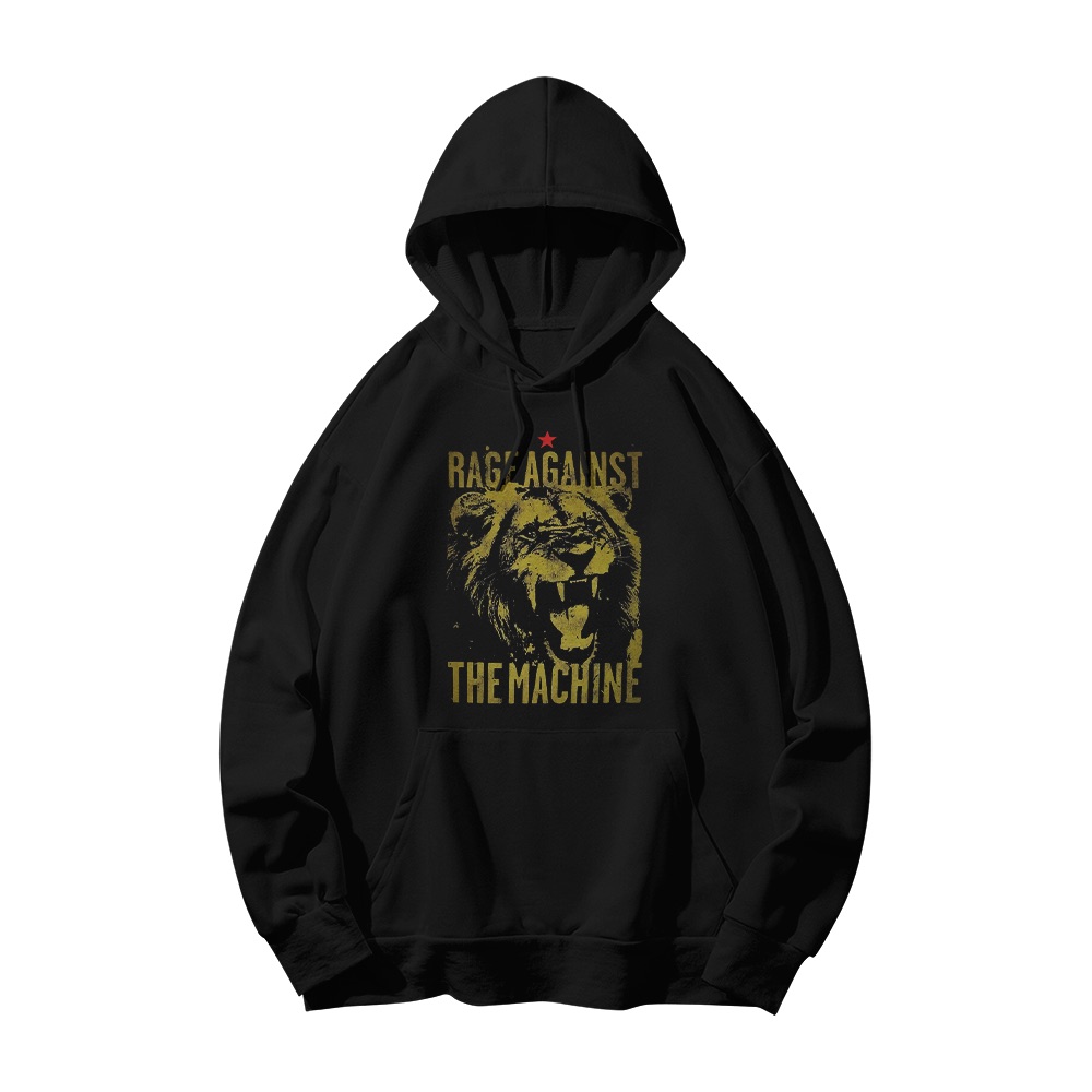 Rage Against The Machine T-Shirt – Vintage Roaring Lion Alternative Rock Graphic Tee