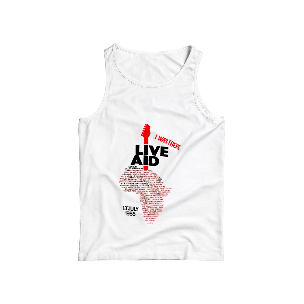 Live Aid T-Shirt – Vintage I Was There 13 July 1985 Charity Concert Graphic Tee