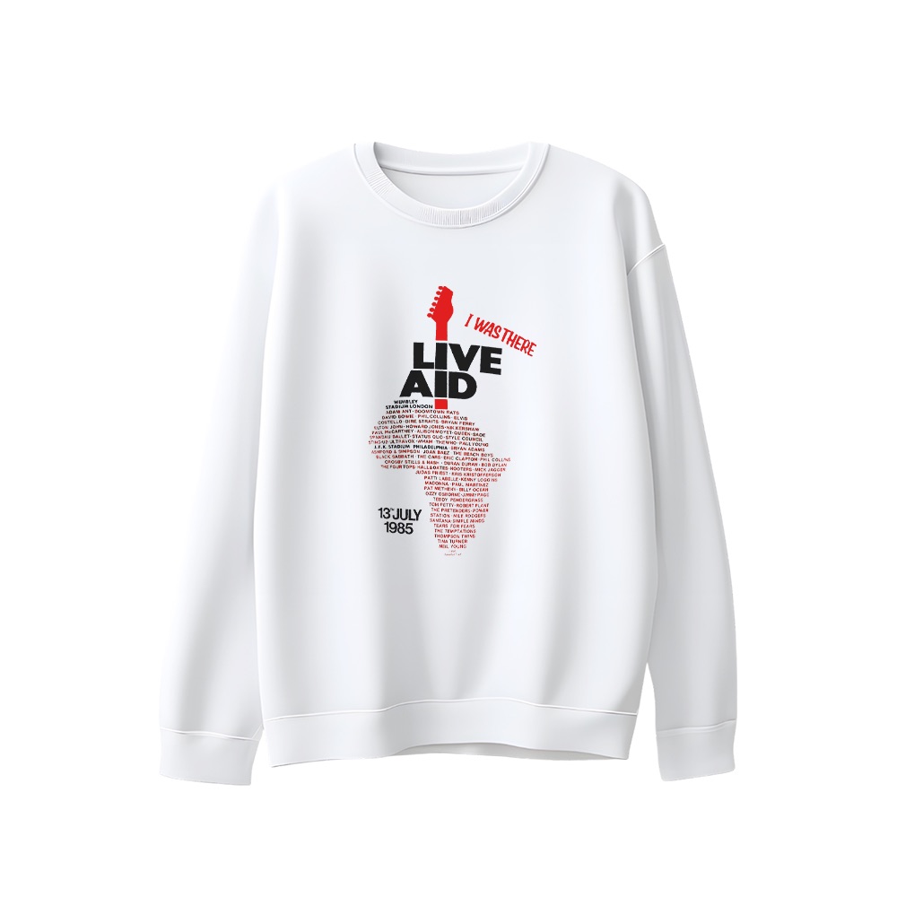 Live Aid T-Shirt – Vintage I Was There 13 July 1985 Charity Concert Graphic Tee