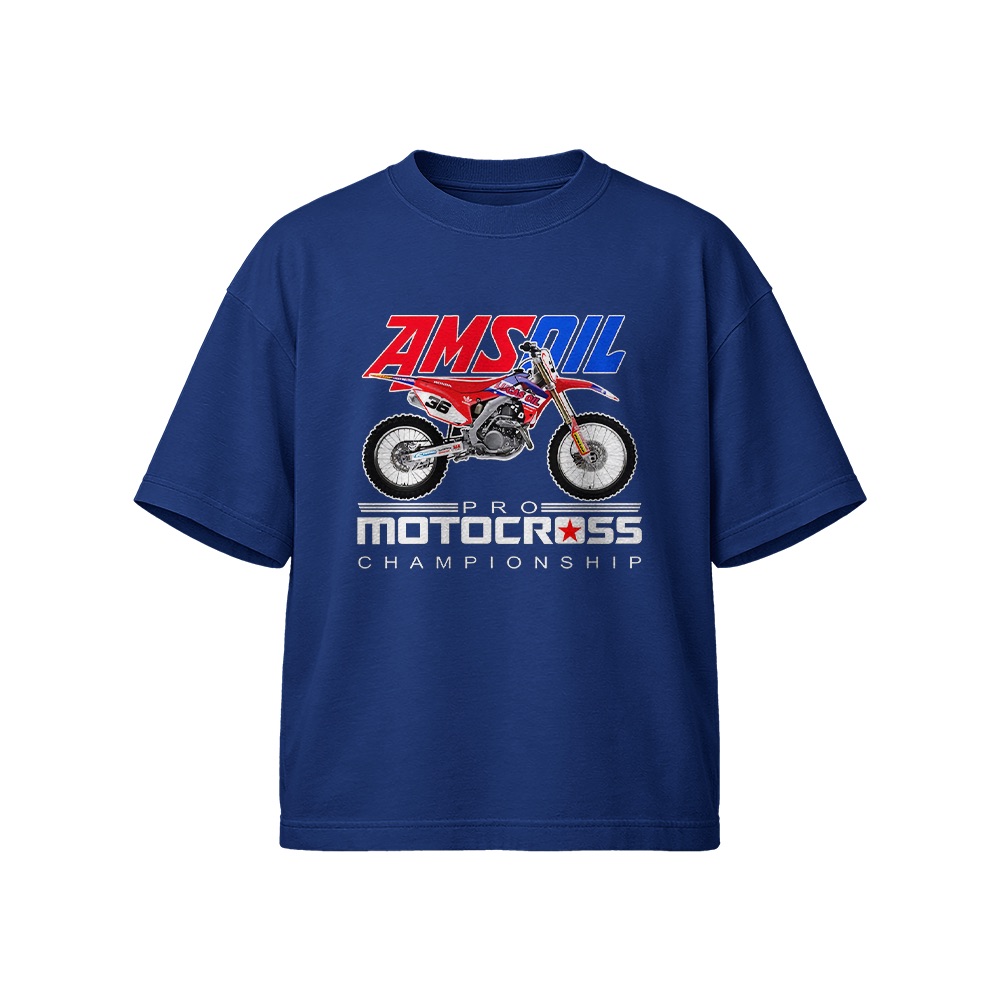 Amsoil Pro Motocross T-Shirt – Vintage Dirt Bike Racing Championship Graphic Tee