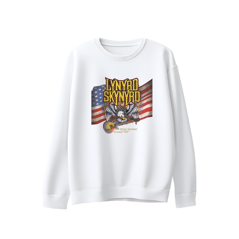 Lynyrd Skynyrd T-Shirt – Vintage Farewell Tour Southern Rock Eagle Graphic Tee