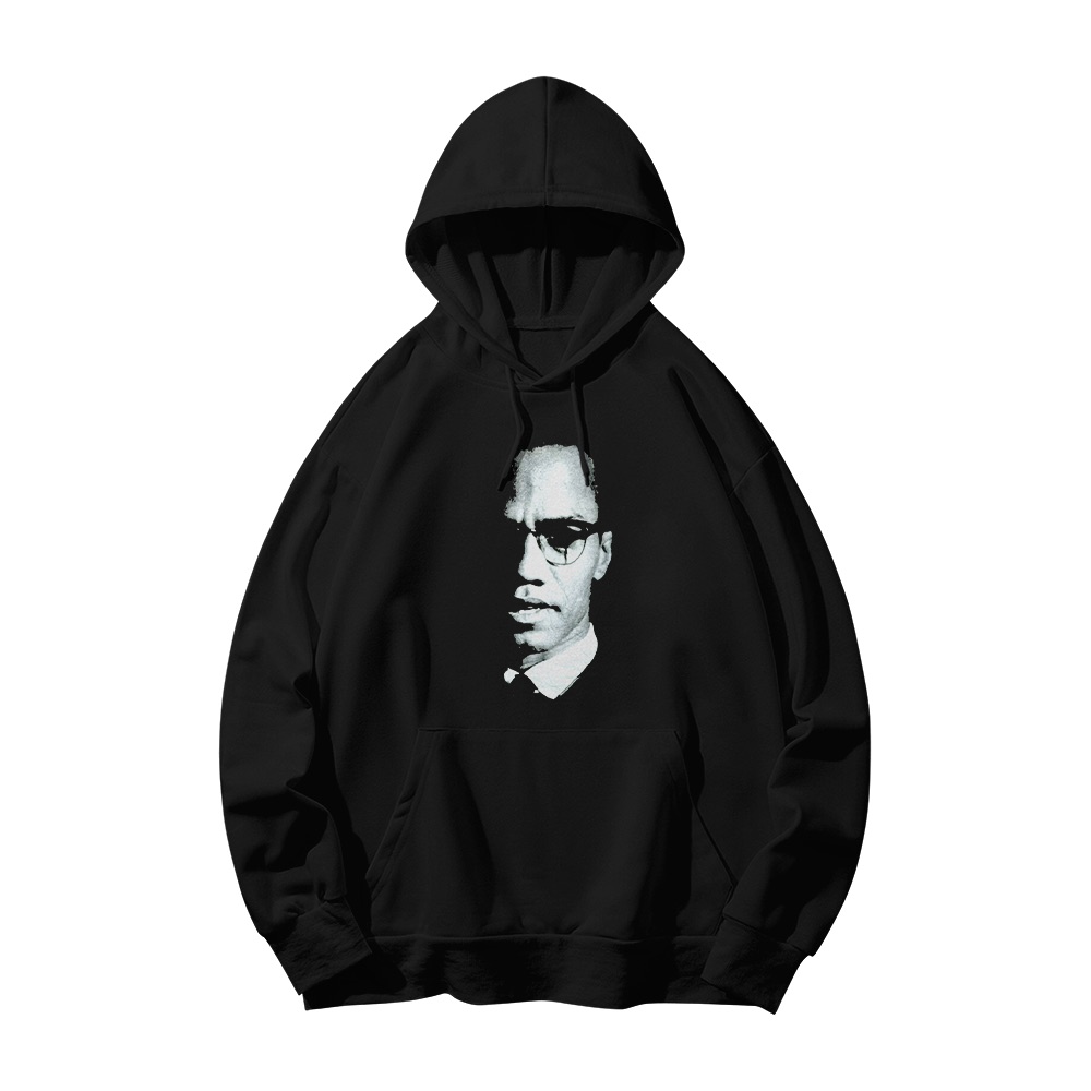 Malcolm X T-Shirt – Vintage Civil Rights Leader Portrait Graphic Tee