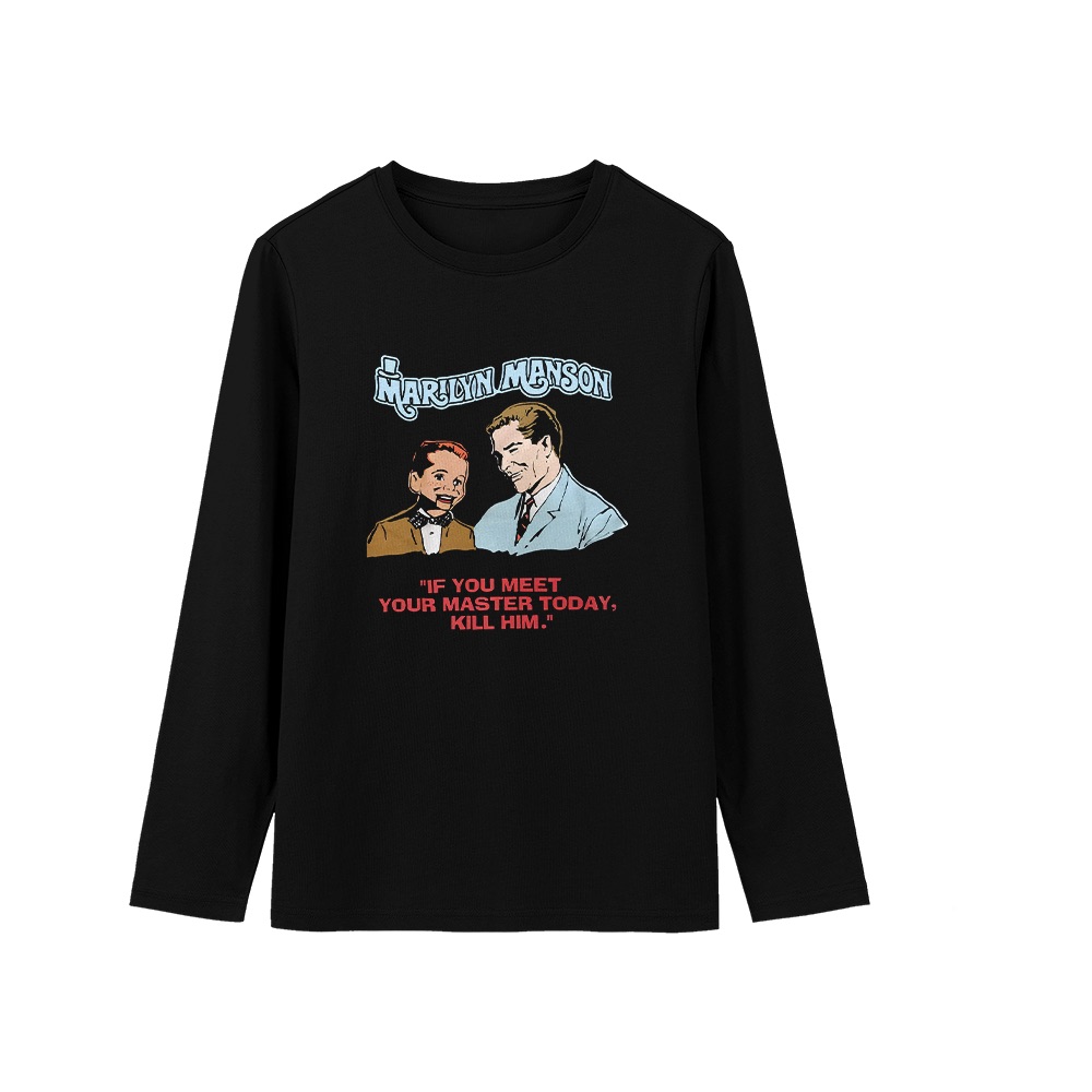 Marilyn Manson T-Shirt – Vintage If You Meet Your Master Today Kill Him Graphic Tee