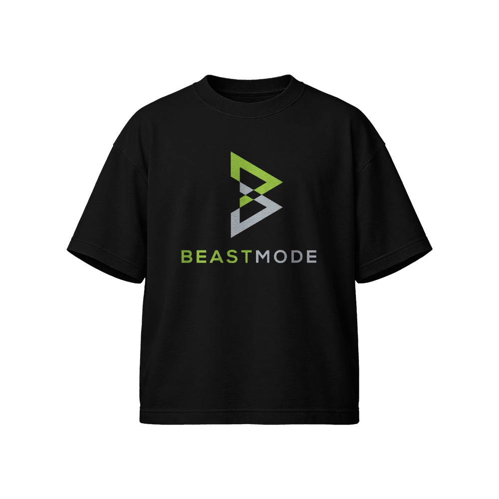 Beast Mode T-Shirt – Modern Geometric B Logo Performance Graphic Tee