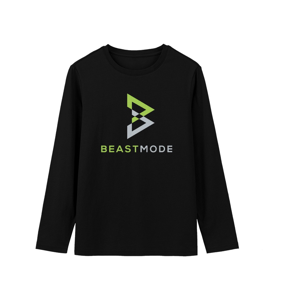 Beast Mode T-Shirt – Modern Geometric B Logo Performance Graphic Tee