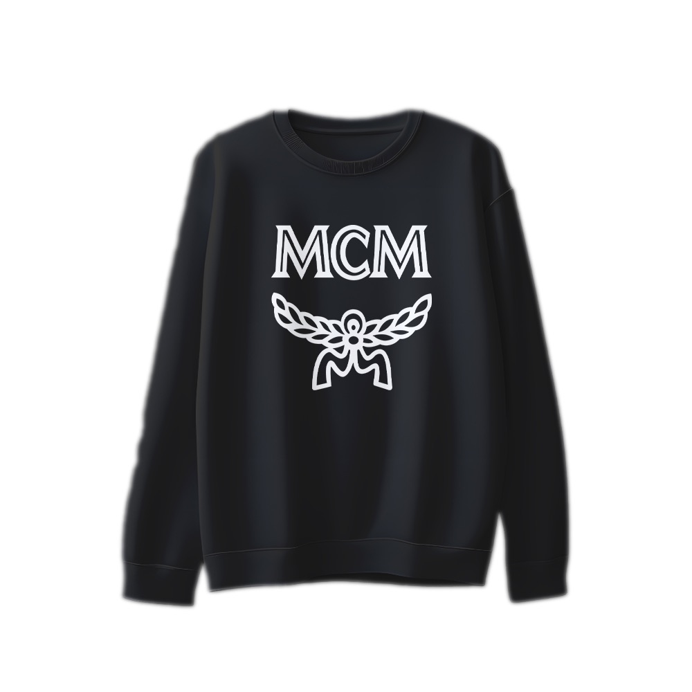 MCM T-Shirt – Vintage Cognac Visetos Laurels Luxury Streetwear Graphic Tee