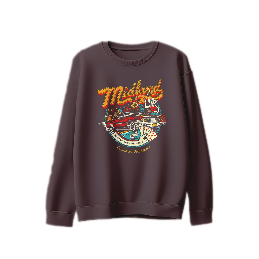 Midland Band T-Shirt – Vintage Drinkin Problem Country Music Graphic Tee