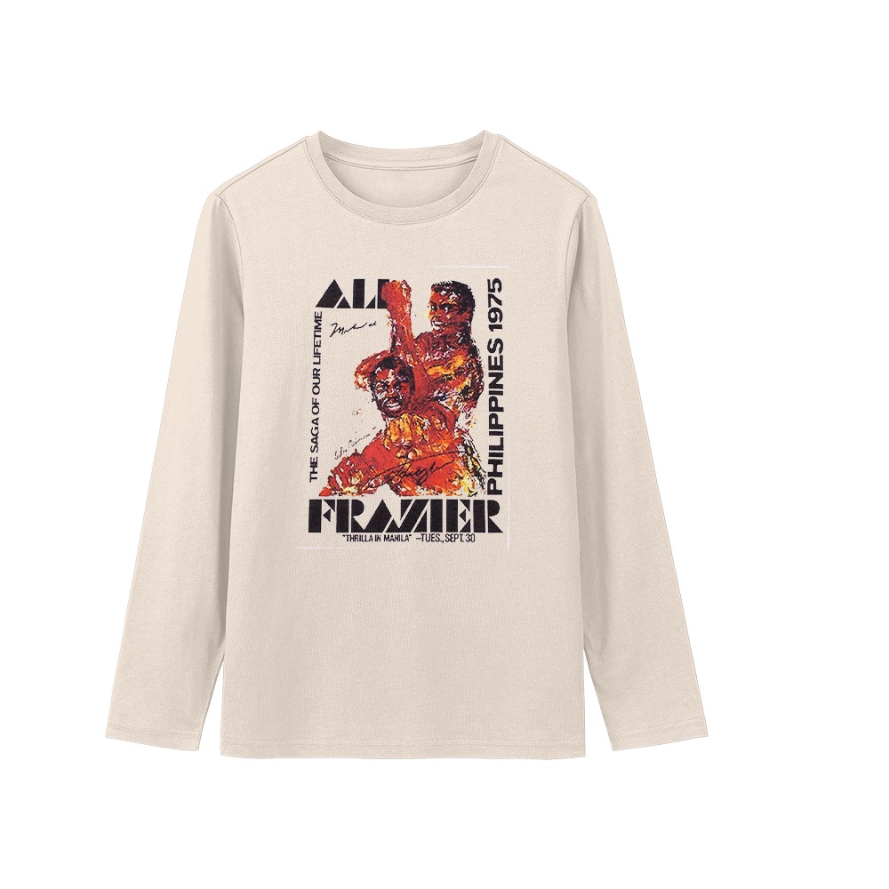 Muhammad Ali T-Shirt – Vintage Thrilla in Manila Frazier Boxing Graphic Tee