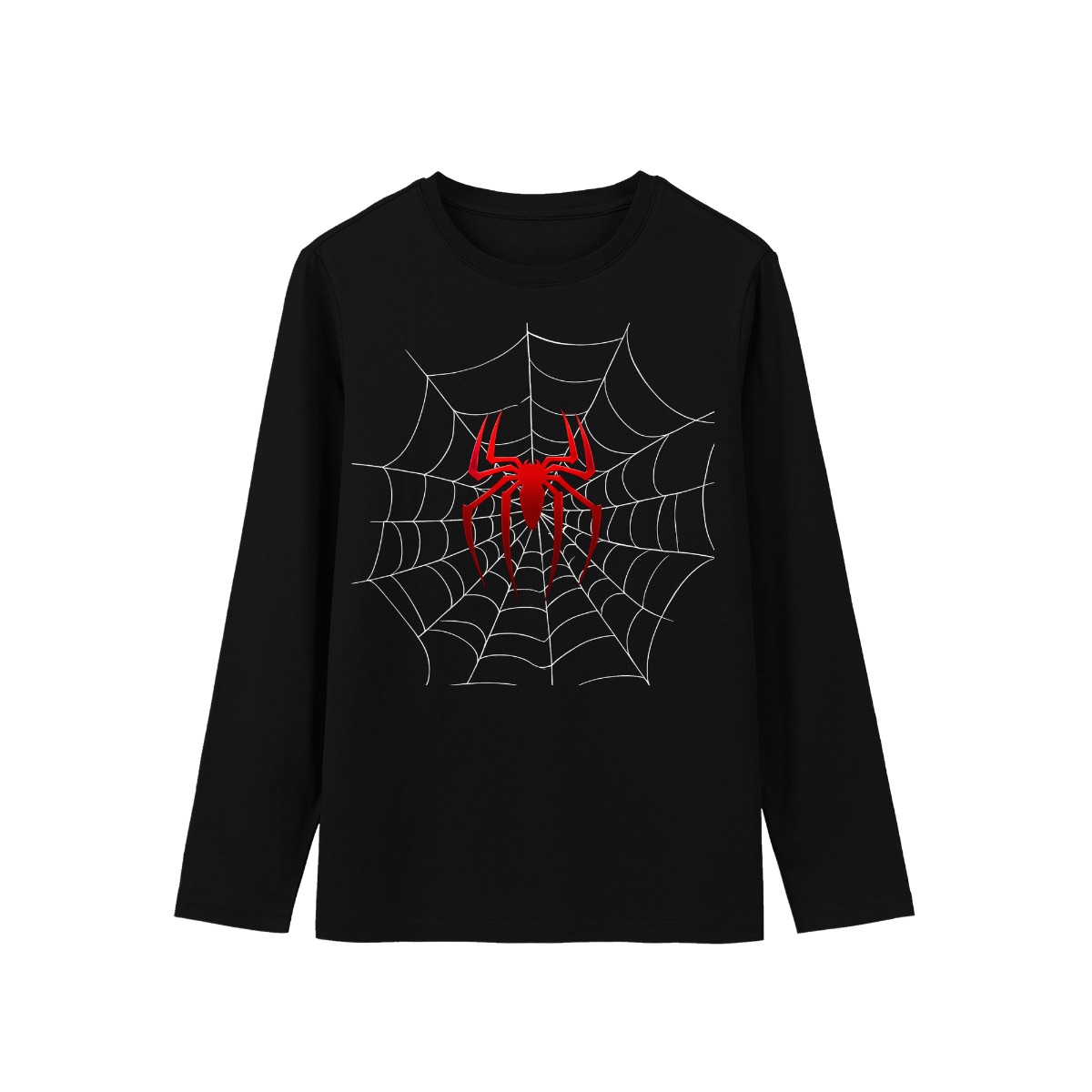 Classic Red Spider Graphic T-Shirt - Vintage Superhero Comic Apparel - Premium Black Cotton Oversized Streetwear Tee
