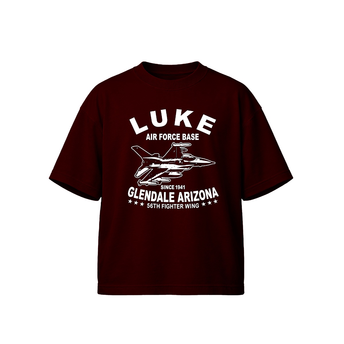 Luke Air Force Base F-16 Fighter Jet Graphic Tee - Glendale Arizona