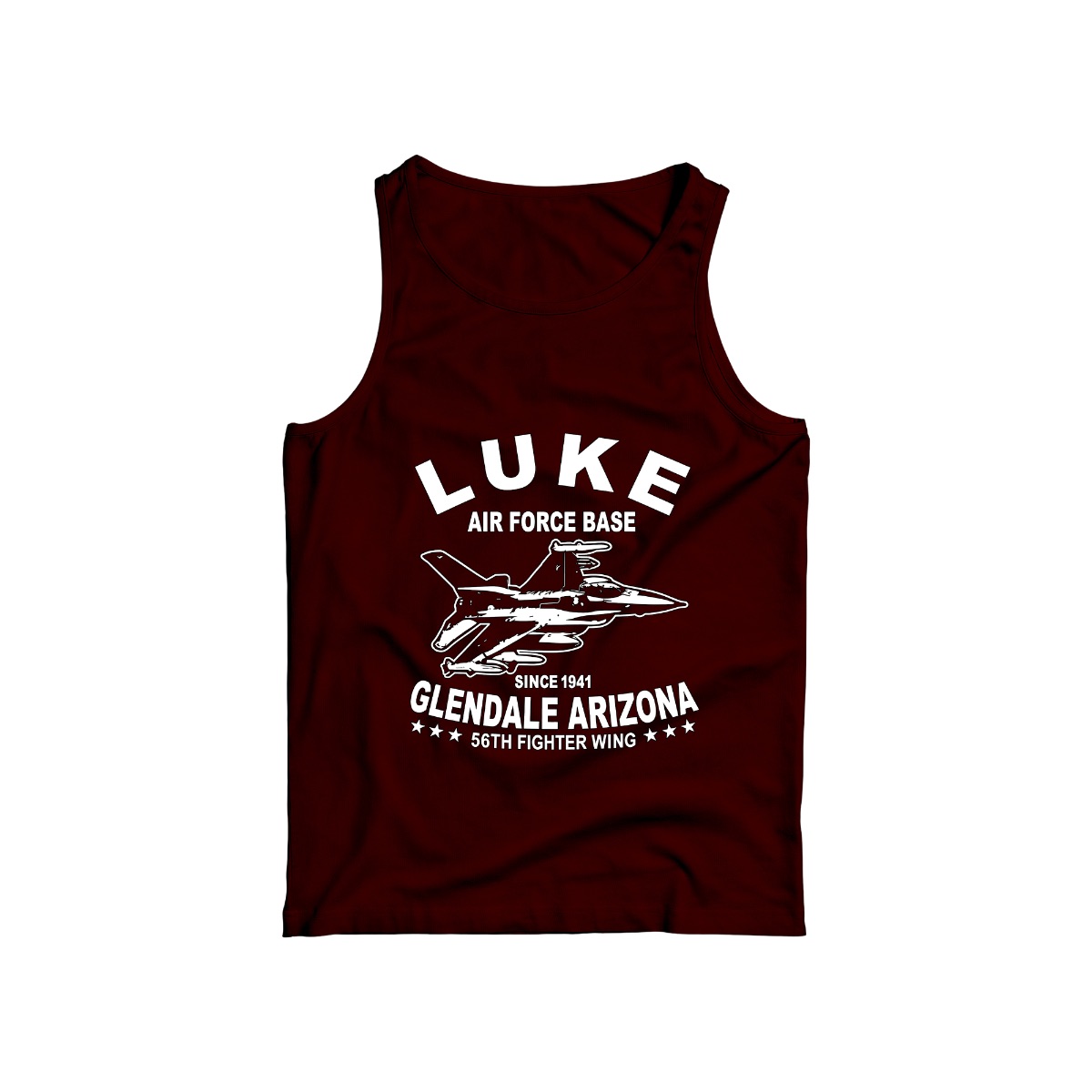 Luke Air Force Base F-16 Fighter Jet Graphic Tee - Glendale Arizona