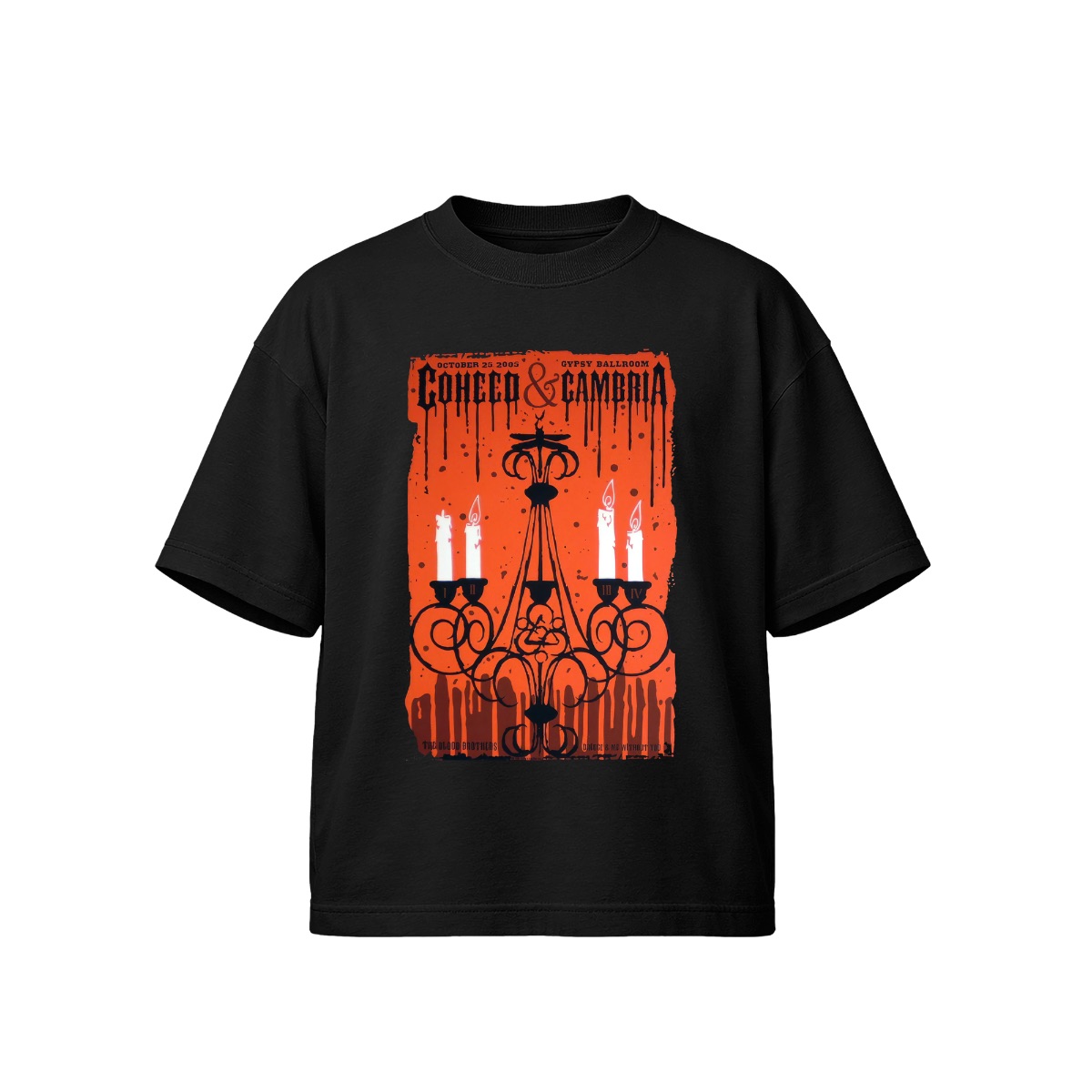 Coheed and Cambria Concert Poster Shirt - Vintage Emo Rock Band Graphic Tee - Gothic Illustration