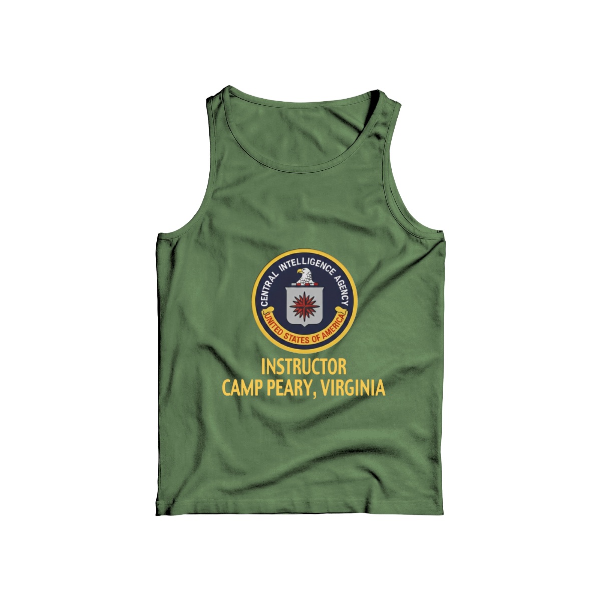 CIA Instructor Camp Peary Virginia Shirt - Central Intelligence Agency Military Style Graphic Tee