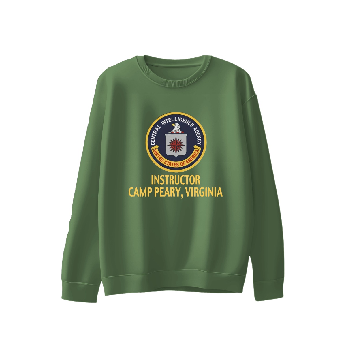 CIA Instructor Camp Peary Virginia Shirt - Central Intelligence Agency Military Style Graphic Tee