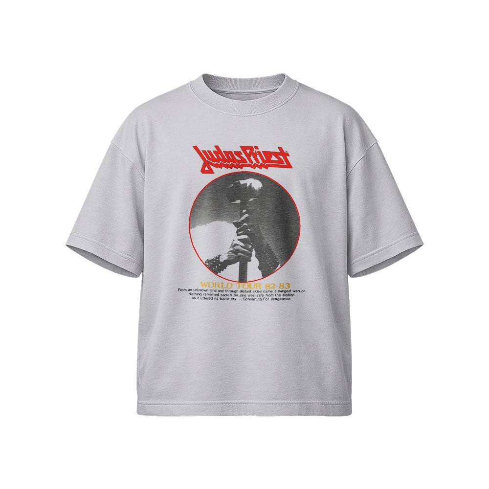 AC/DC 1987 Heat Seeker World Tour Vintage Rock Band T-Shirt Retro 80s Concert Graphic Tee Unisex Classic Hard Rock